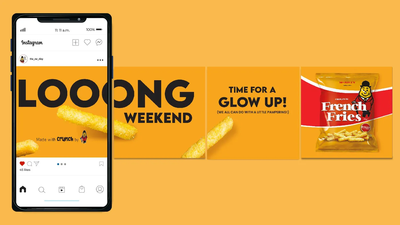 סטורי באינסטגרם “Looong weekend” עם חבילת ה-French Fries