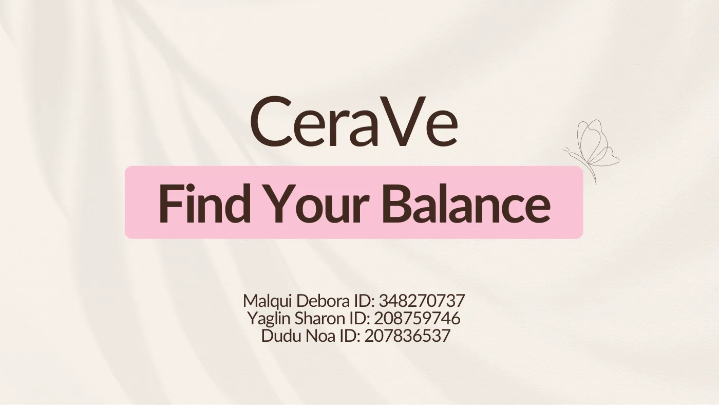Cover: CeraVe, Find Your Balance