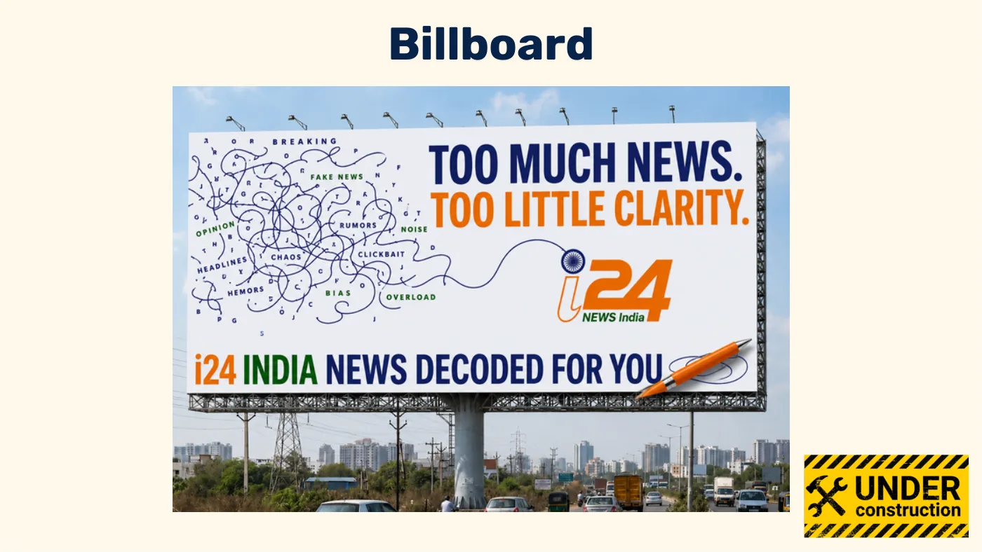 Billboard under construction: Too much news. Too little clarity
