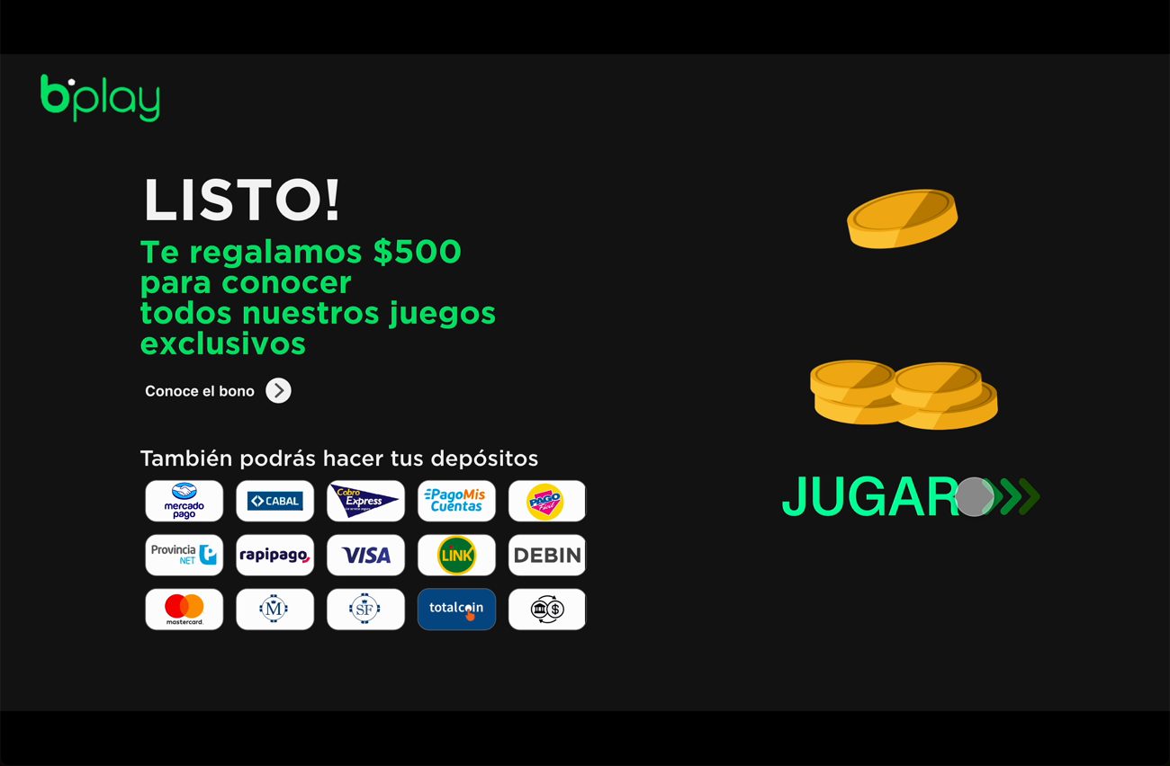 Ready: we give you $500 to try our exclusive games